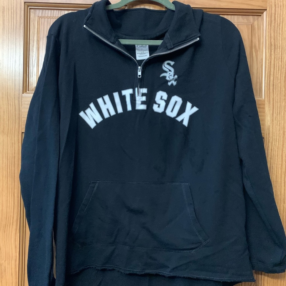 PINK white sox sweatshirt